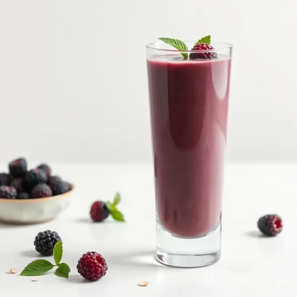 Smoothie Détox de Mûre et Lait d'Avoine