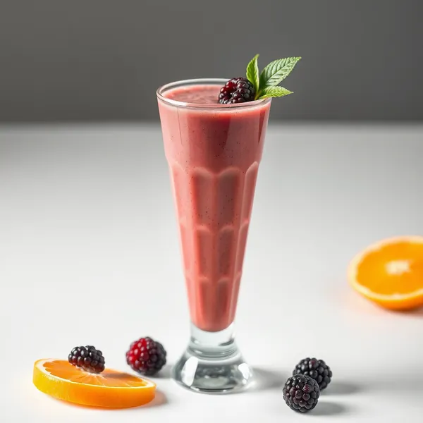 Smoothie Détox de Mûre et Orange