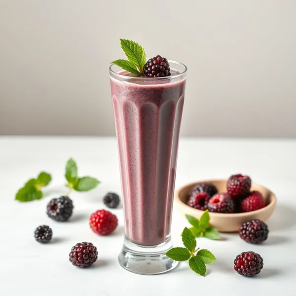 Smoothie Désintoxiquant de Mûre avec Protéine