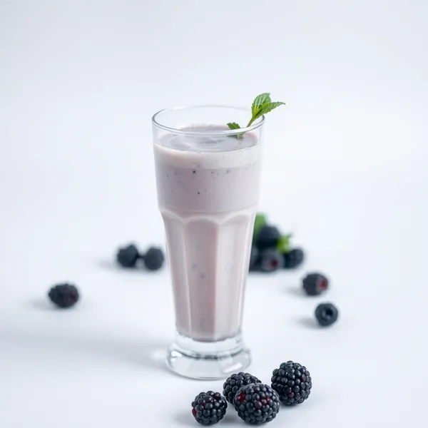 Batido Desintoxicante de Mora y Leche de Espelta