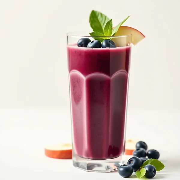 Smoothie Détox aux Myrtilles et Pomme