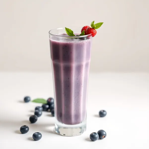 Detox Blaubeer Hanfmilch Smoothie