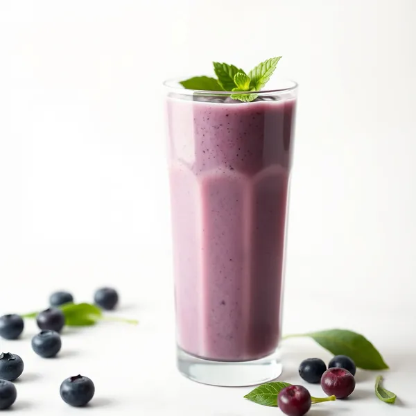 Smoothie Détox aux Myrtilles et Lait de Pois