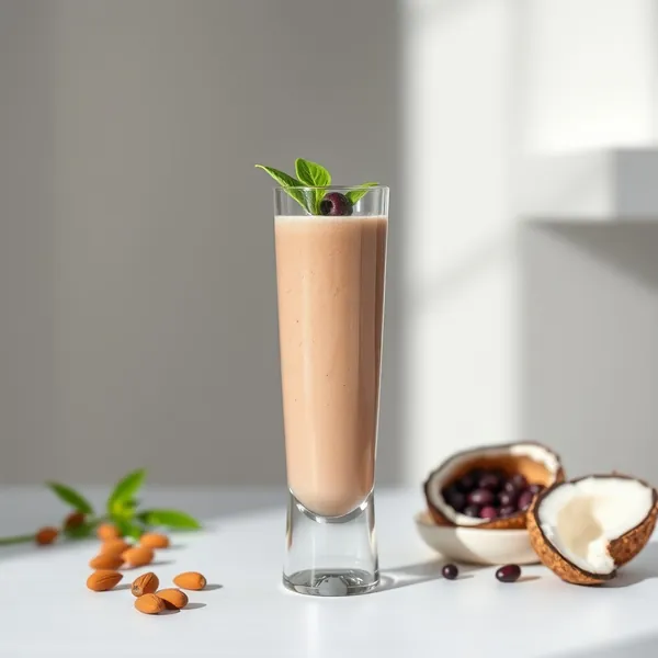 Detox-Kakaopulver-Mandel-Kokosmilch-Smoothie