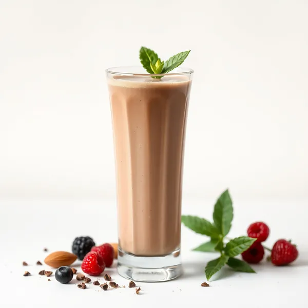 Smoothie Desintoxicante de Cacau e Leite de Amêndoas