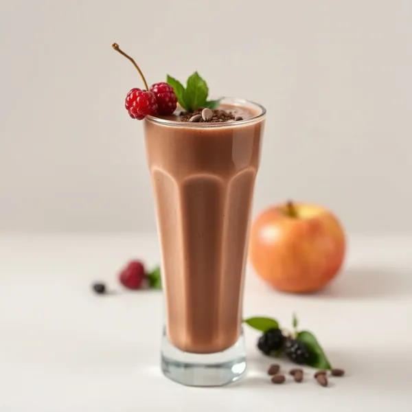 Smoothie Desintoxicante de Cacau e Suco de Maçã