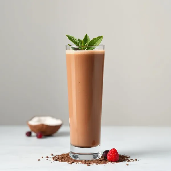 Smoothie Désintoxiquant de Cacao et Eau de Coco