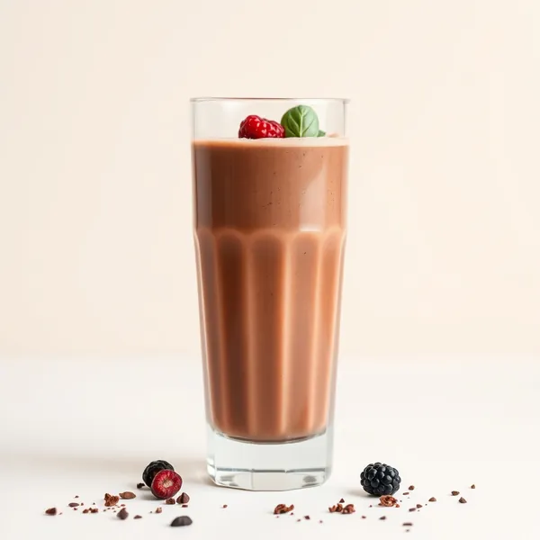 Detoxing Cacao Powder Kefir Milk Smoothie
