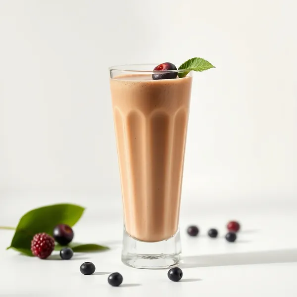 Detoxing Cacao Powder Pea Milk Smoothie