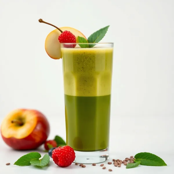 Smoothie Détox aux Graines de Chia et Jus de Pomme
