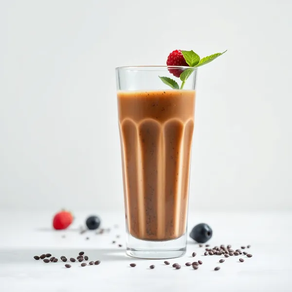 Smoothie Detox de Sementes de Chia e Café Frio
