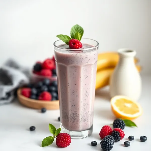 Batido Detox de Semillas de Chía y Yogur Griego