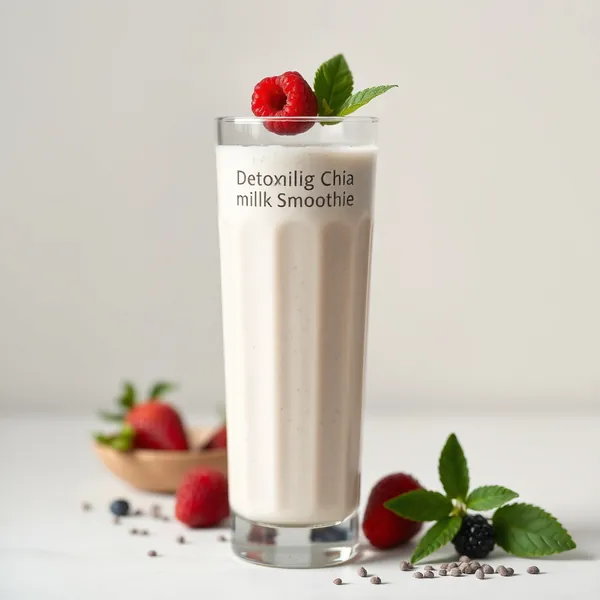 Smoothie Détoxifiant de Graines de Chia et Kefir