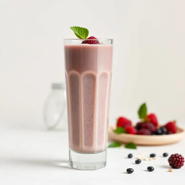 Smoothie Détox aux Graines de Chia et Lait d'Avoine