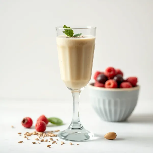Smoothie Detox de Sementes de Chia e Leite de Pistache