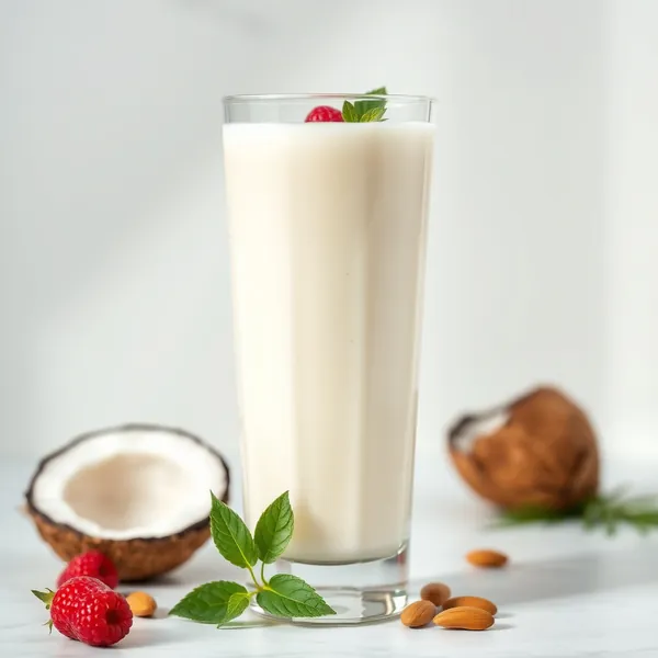 Detoxing Coconut Almond Coconut Milk Smoothie