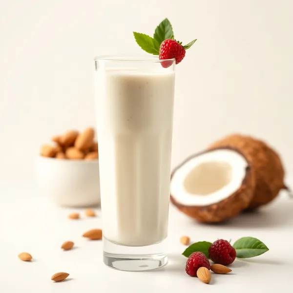 Smoothie Desintoxicante de Leite de Coco e Amêndoa