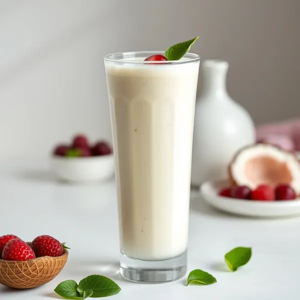 Smoothie Détox au Yaourt Grec et Coco
