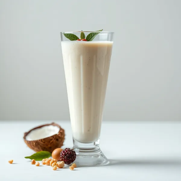 Smoothie Desintoxicante de Coco e Avelã