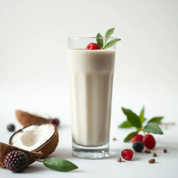 Smoothie Desintoxicante de Leite de Coco e Cannabis