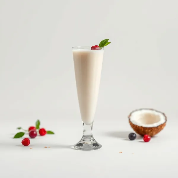 Batido Desintoxicante de Leche de Arroz y Coco