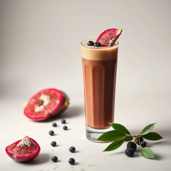 Smoothie Detox de Pitaya e Café Frio
