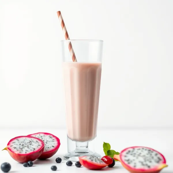 Smoothie Detox de Fruta do Dragão e Leite de Espelta