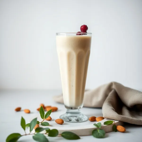 Smoothie Détox au Gingembre, Amande et Lait de Coco