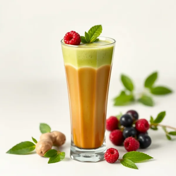 Smoothie Détox au Gingembre et Matcha