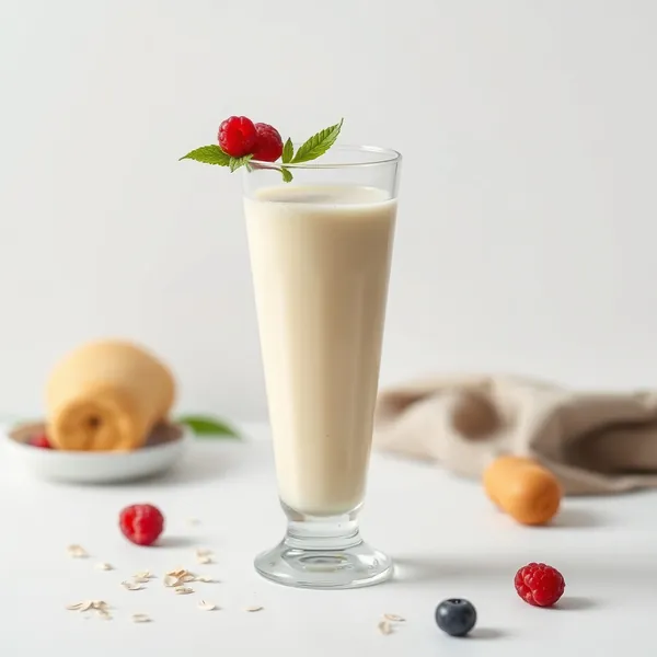Detoxing Ginger Oat Milk Smoothie