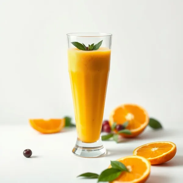 Smoothie Détoxifiant au Gingembre et à l'Orange