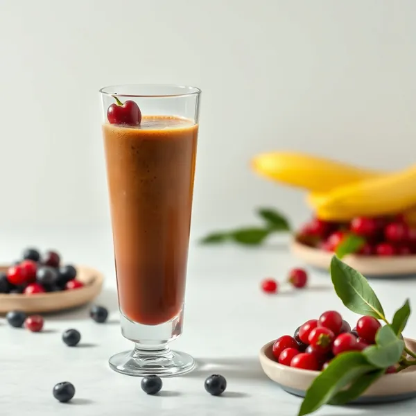 Smoothie Detox de Frutas Goji e Café Frio