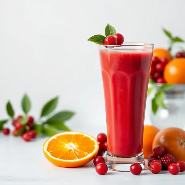 Smoothie Détox de Baies de Goji et Jus d'Orange