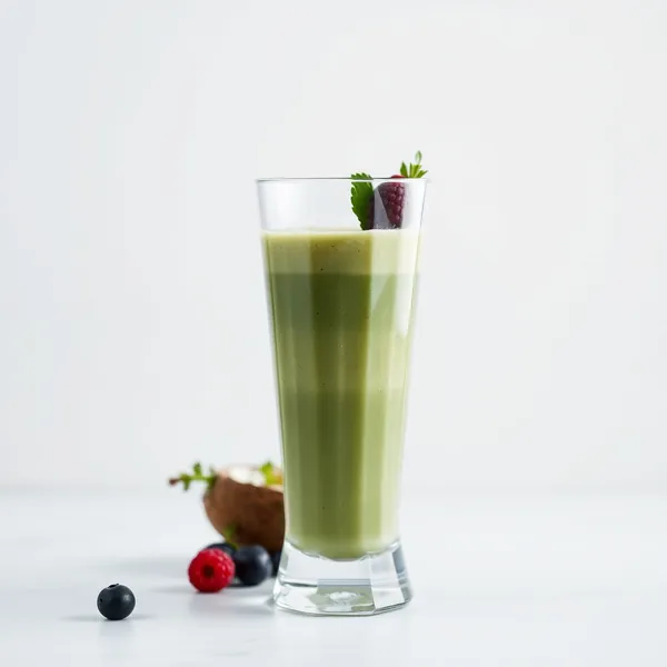 Smoothie Detox de Couve e Água de Coco