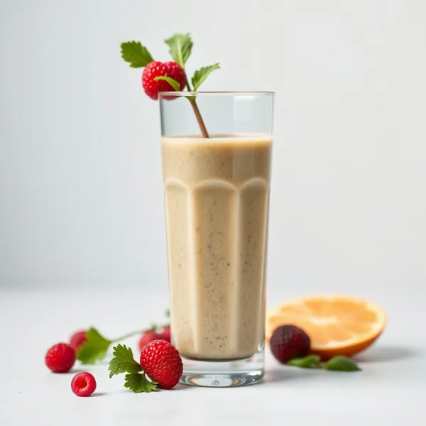 Detoxing Kale Rice Milk Smoothie