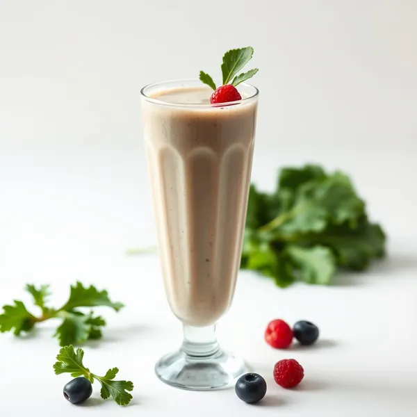 Smoothie Detox de Couve e Leite de Espelta