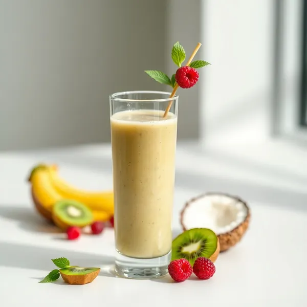 Smoothie Détoxifiant Kiwi et Eau de Coco