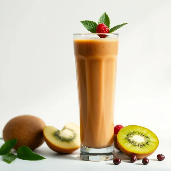 Smoothie Detox de Kiwi e Café Frio