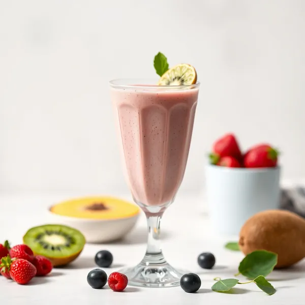 Smoothie Détox Kiwi et Yaourt Grec