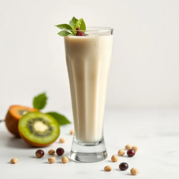 Detoxing Kiwi Pistachio Milk Smoothie