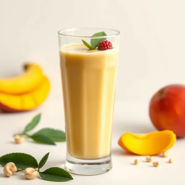 Smoothie Détox à la Mangue et au Lait de Cajou