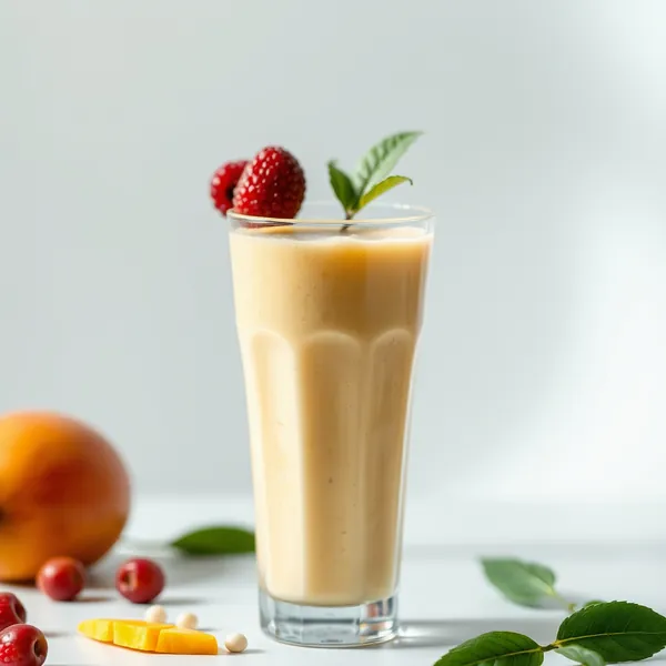 Batido Desintoxicante de Mango y Leche de Macadamia