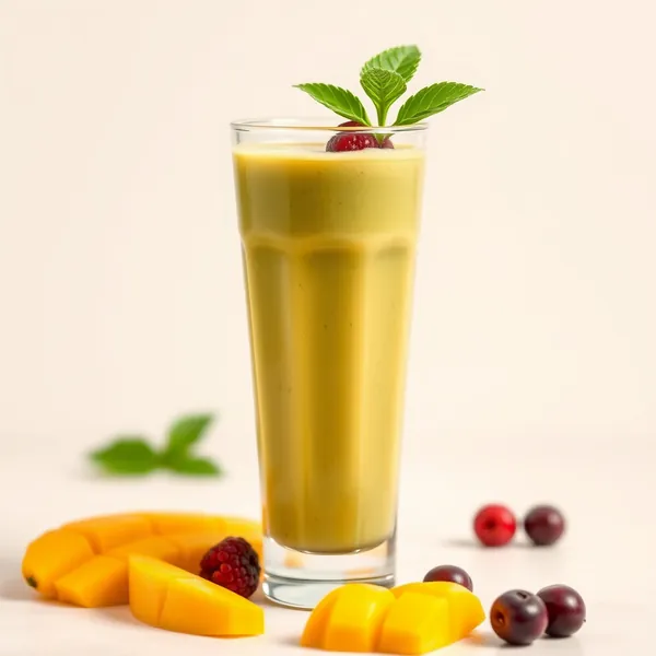 Smoothie Détox à la Mangue et au Thé Matcha