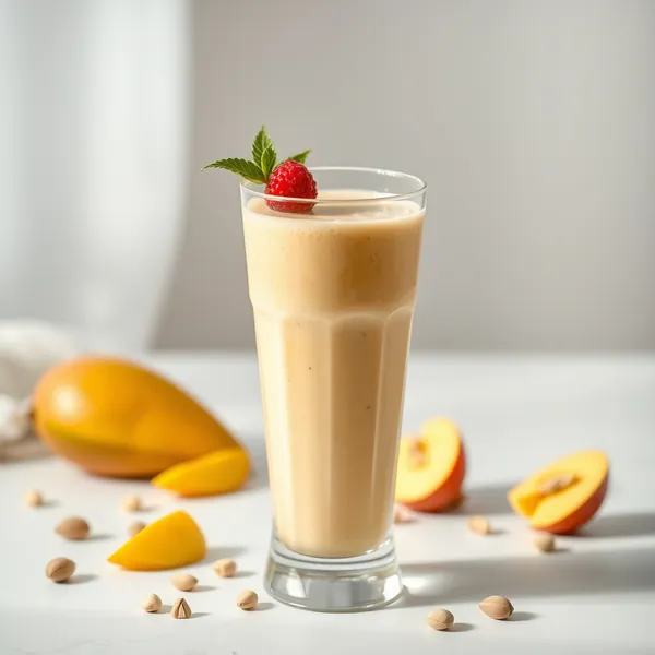 Smoothie Desintoxicante de Manga e Leite de Pistache