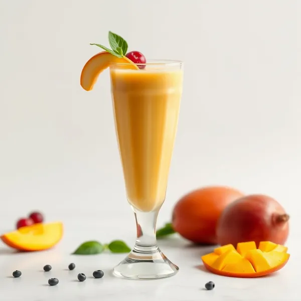 Detoxing Mango Protein Shake Smoothie