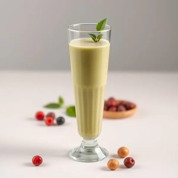 Batido Detox de Matcha y Leche de Avellanas