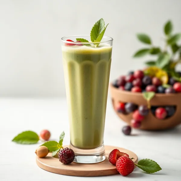 Smoothie Detox au Matcha et au Lait de Macadamia