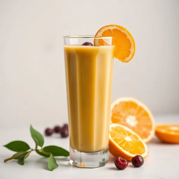 Smoothie Détox au Matcha et Jus d'Orange