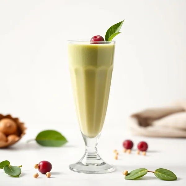 Batido Desintoxicante de Matcha y Leche de Pistacho