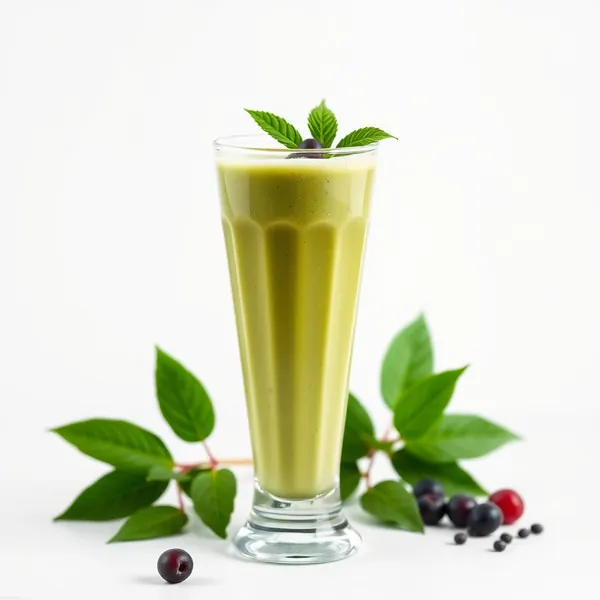 Detoxing Matcha Protein Shake Smoothie